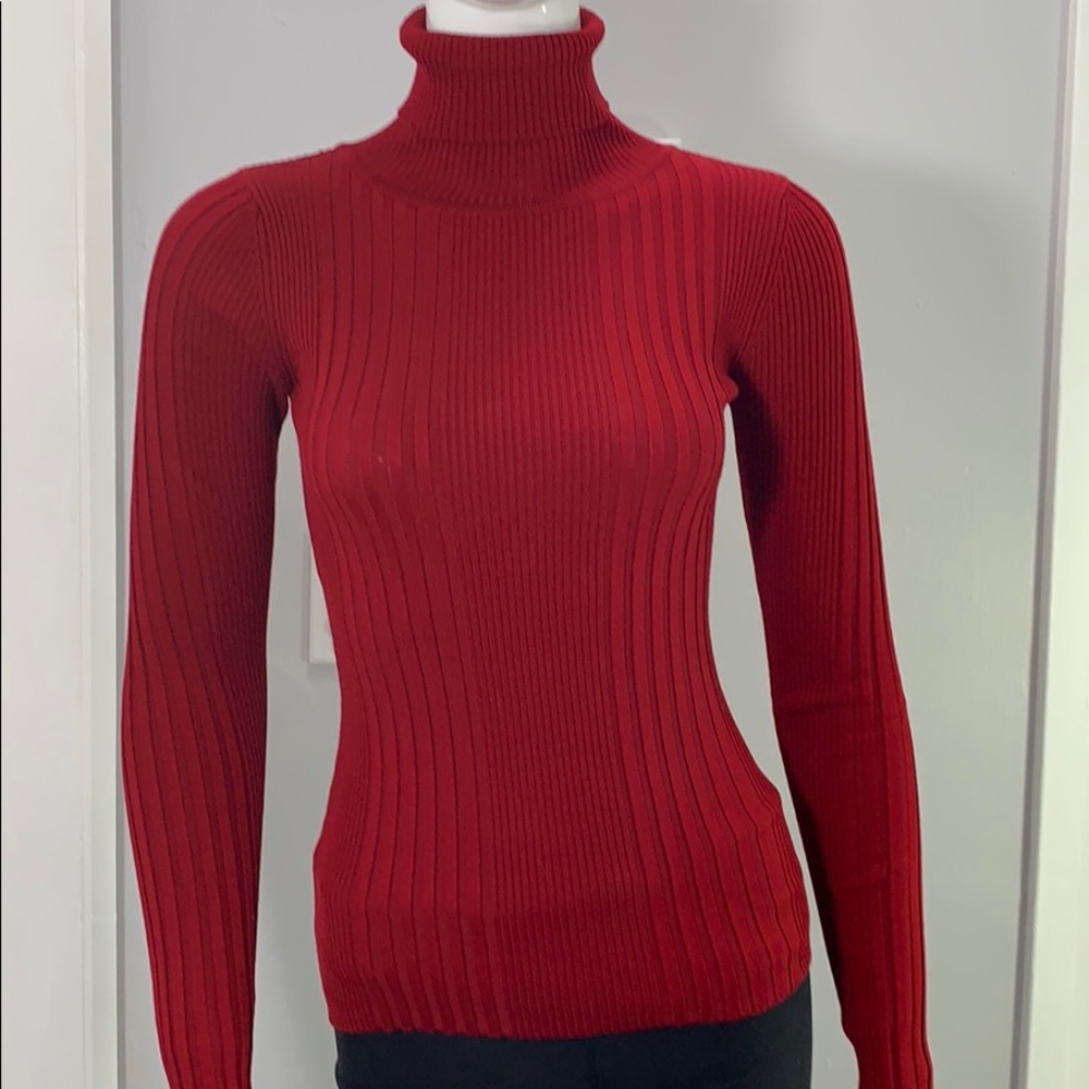 Simply Red Turtleneck Sweater